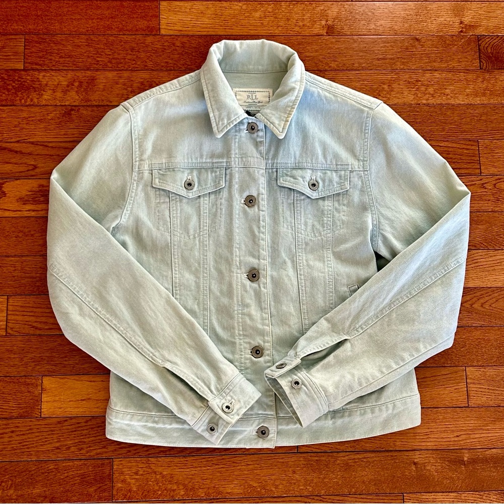 Lauren Ralph Lauren Vintage Retro Light Wash Jean Jacket S
